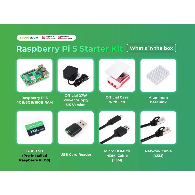 Стартовый комплект 5 - 4 ГБ/8  – обзор и цена Raspberry Pi 5 8Gb
