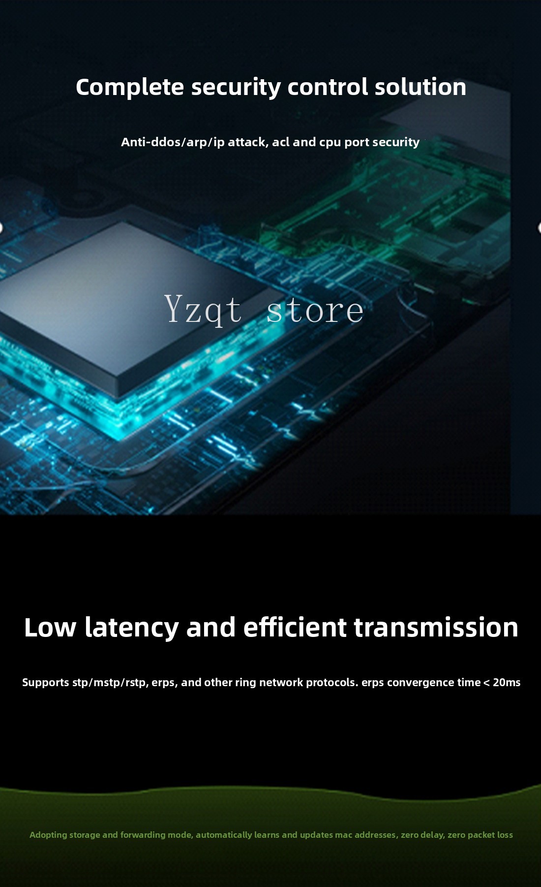 8-портовый 10-гигабитный Ether – обзор и цена Sfp+ 10G Managed Switch 8 Port
