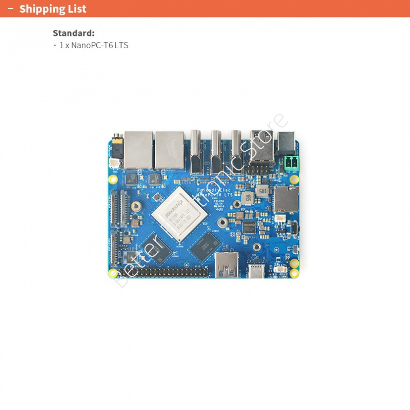 Плата для разработки TopElec N – обзор и цена Nanopc T6 16Gb