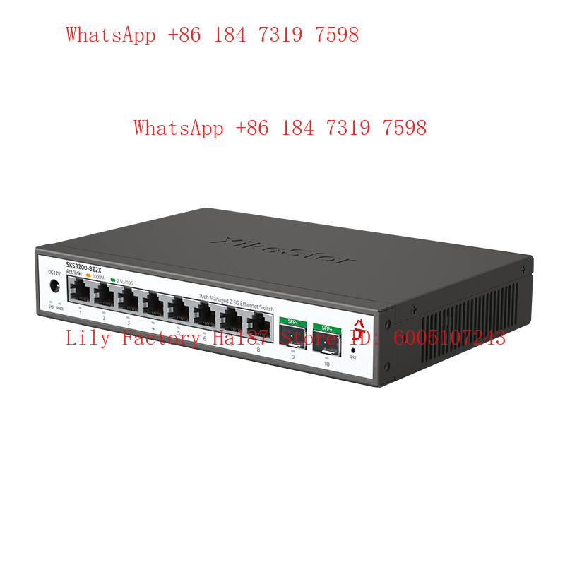 Коммутатор XikeStor 8*2.5G RJ4 – обзор и цена Sfp+ 10G Managed Switch 8 Port