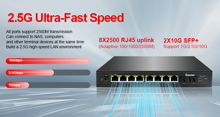 2.5G Умный управляемый через в – обзор и цена Sfp+ 10G Managed Switch 8 Port